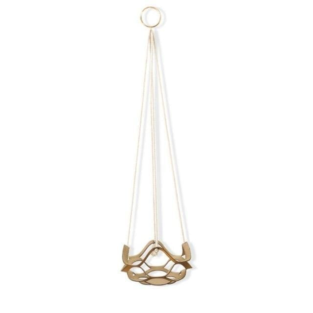 Plant Hanger made with Vegan Leather and Rope