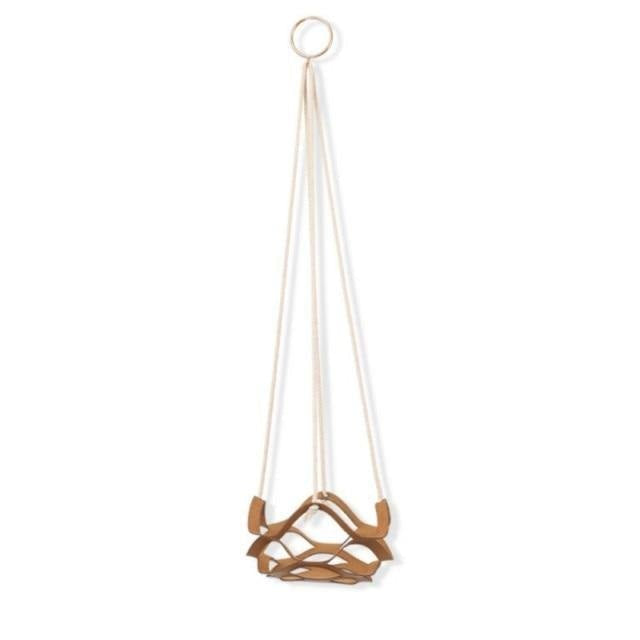 Plant Hanger made with Vegan Leather and Rope