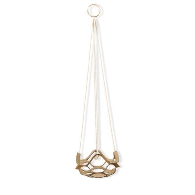 Plant Hanger made with Vegan Leather and Rope
